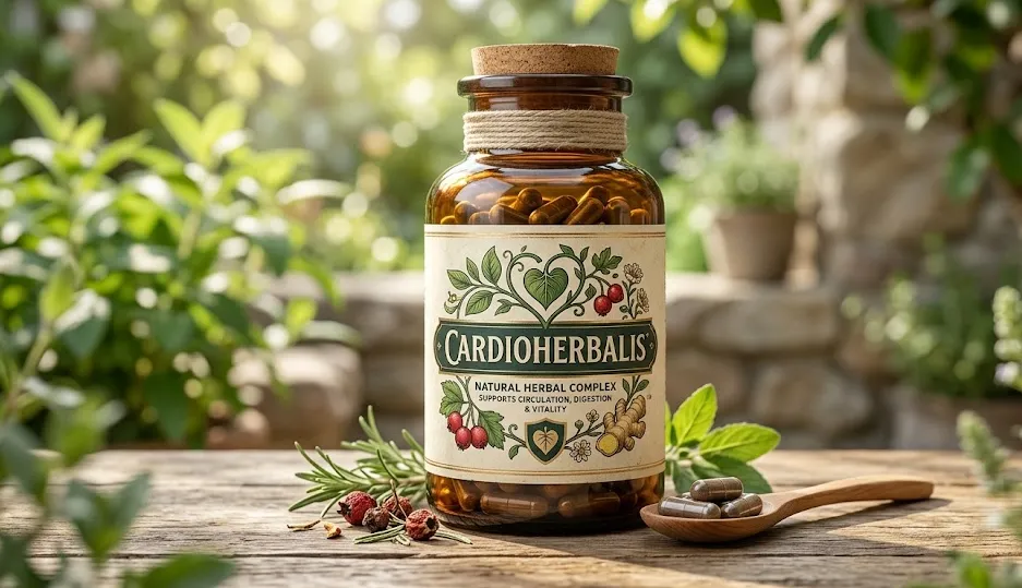 Cardioherbalis supplement packaging